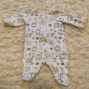 Newborn zip sleeper onsie